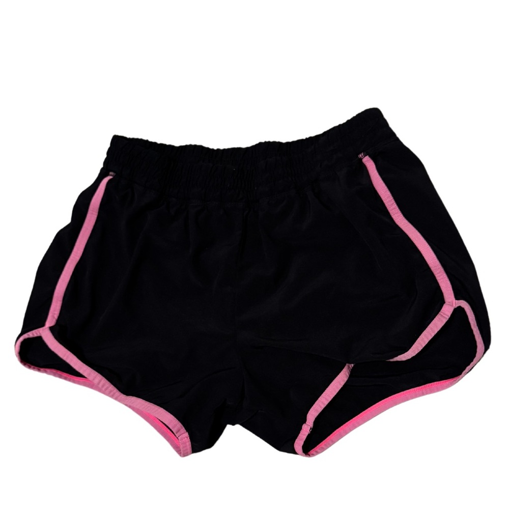 Black and Pink Women's Athletic Shorts